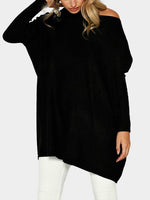 Black White Polka Dot Shirt Blouses