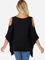 NEW FEELING Womens Black T-Shirts
