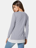 NEW FEELING Womens Multi T-Shirts