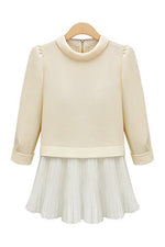 Wholesale Zip Back Long Sleeve Ruffle Hem Apricot Plus Size Tops
