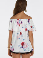 NEW FEELING Womens White Blouses