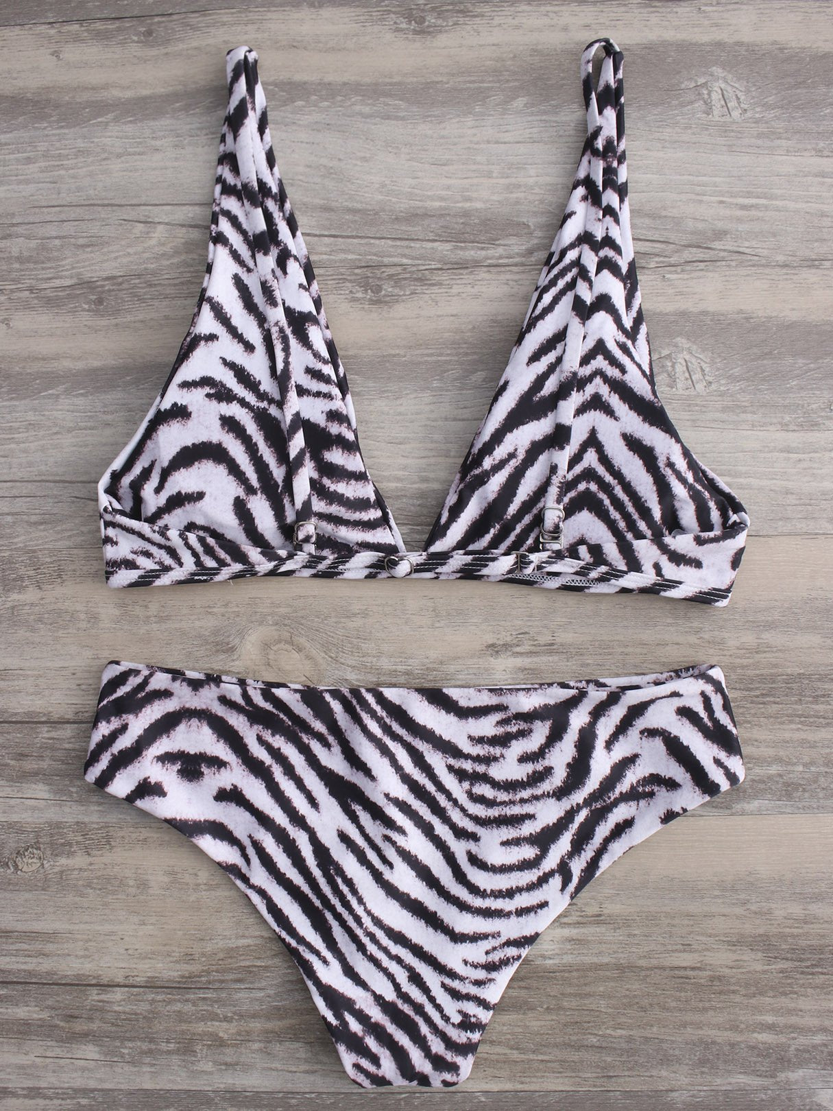 NEW FEELING Womens Leopard Bikinis
