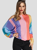 Wholesale One Shoulder Long Sleeves Top