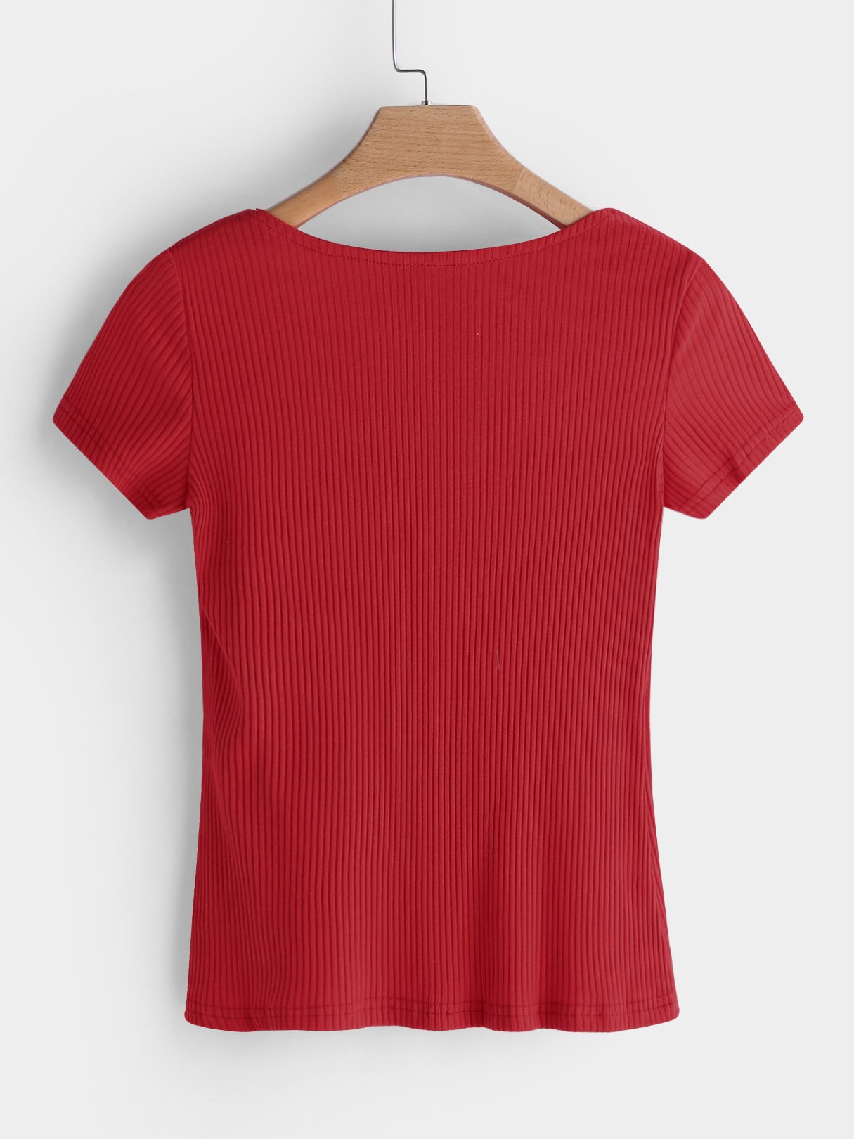 NEW FEELING Womens Red T-Shirts