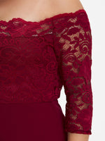 ODM Ladies 3/4 Sleeve Plus Size Dress
