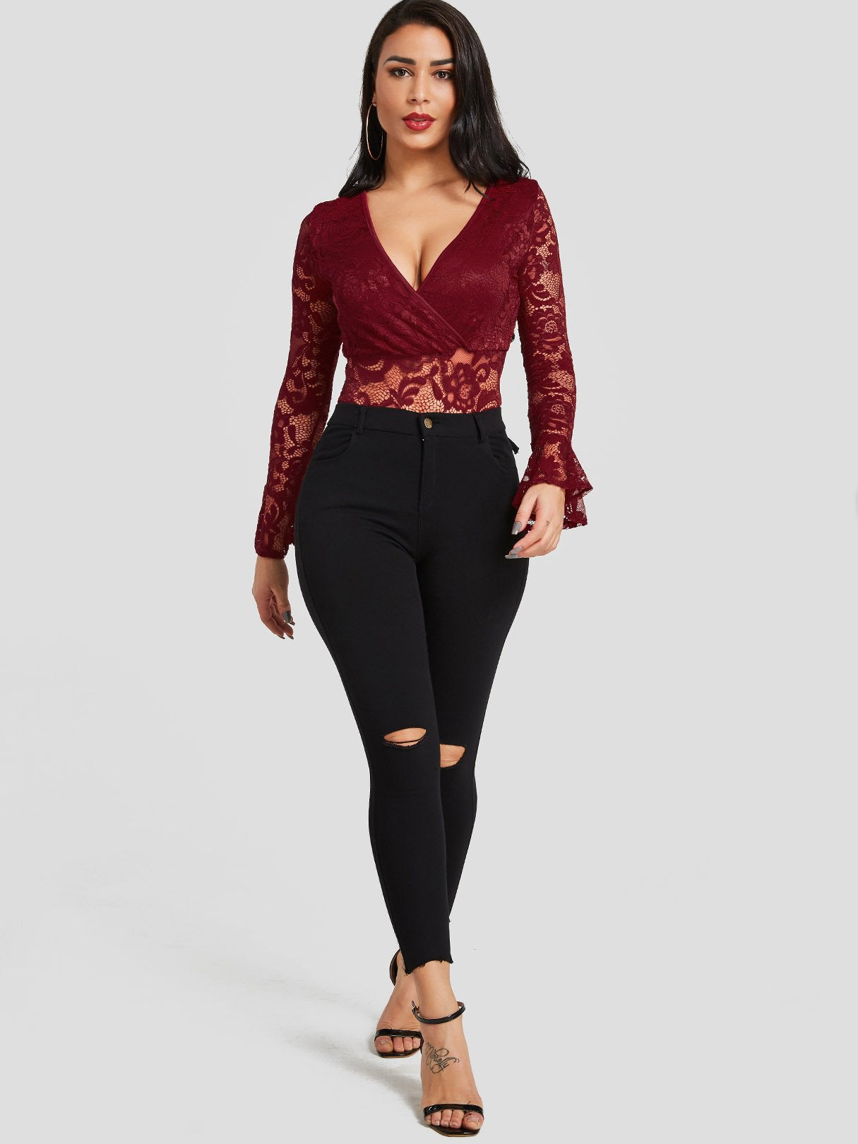 ODM Ladies Long Sleeve Blouses