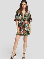 NEW FEELING Womens Floral Floral Dresses