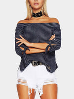 OEM Ladies Navy Blouses