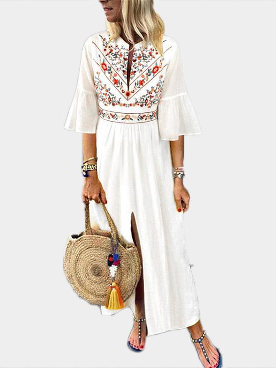 NEW FEELING Womens Floral Floral Dresses