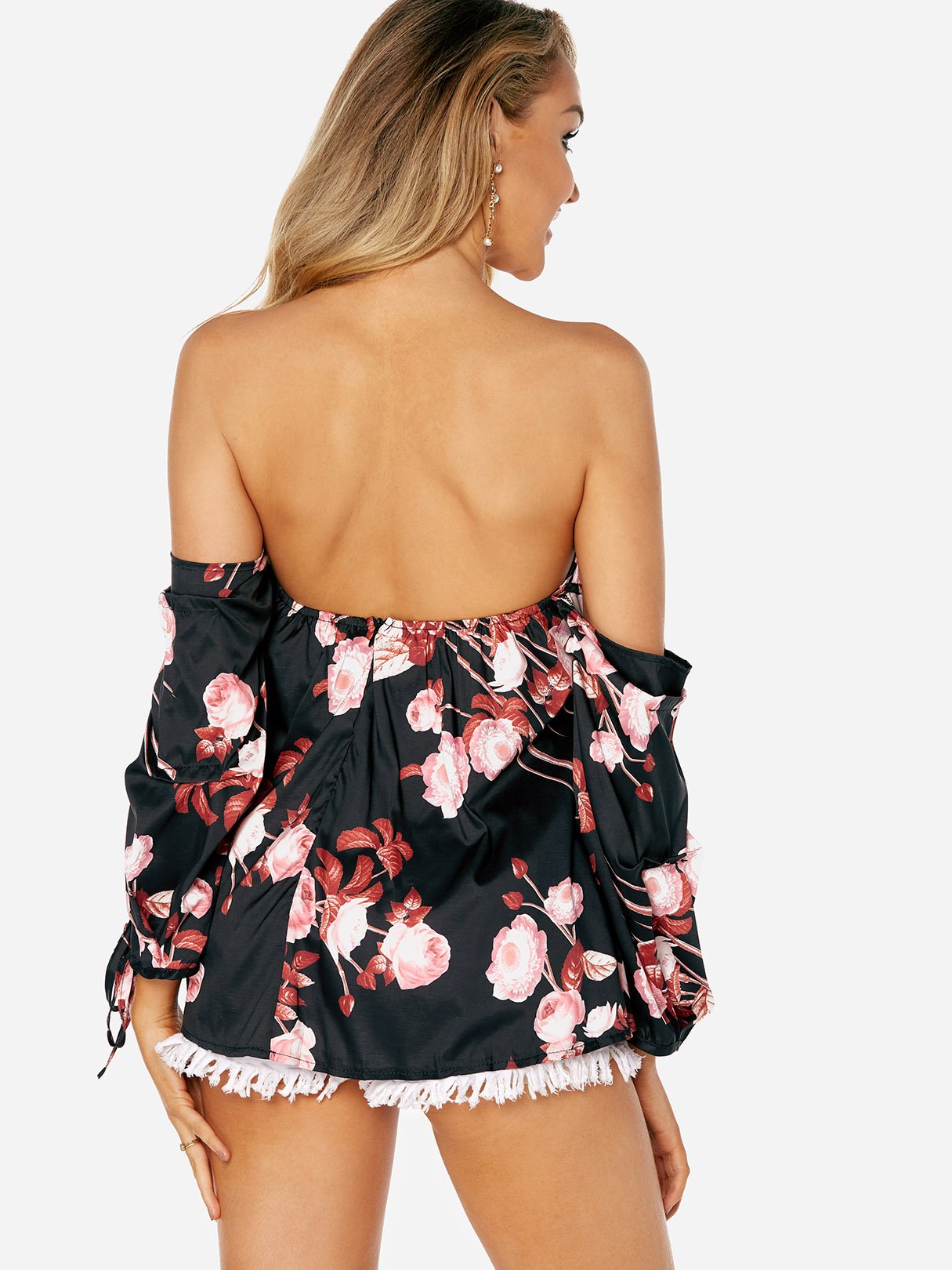 NEW FEELING Womens Black Blouses