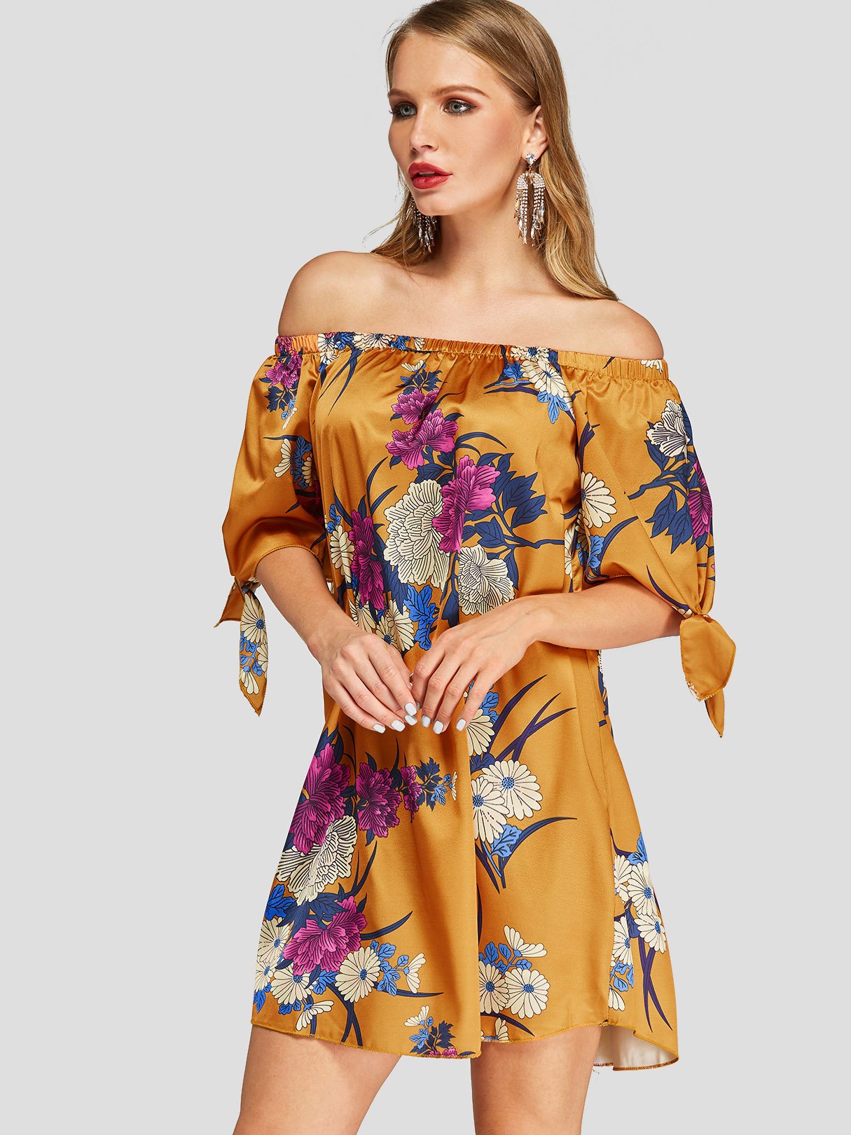 OEM Ladies Orange Blouses