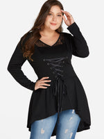 ODM Ladies Long Sleeve Plus Size Tops