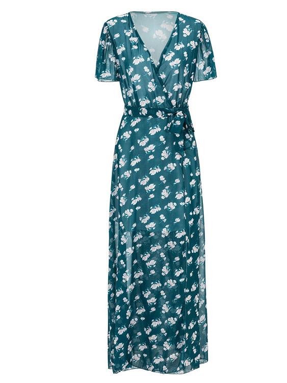 OEM Ladies Green Maxi Dresses