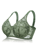 Wholesale Embroidered Adjustable Strap Bra With Wire