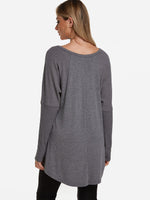 NEW FEELING Womens Grey T-Shirts