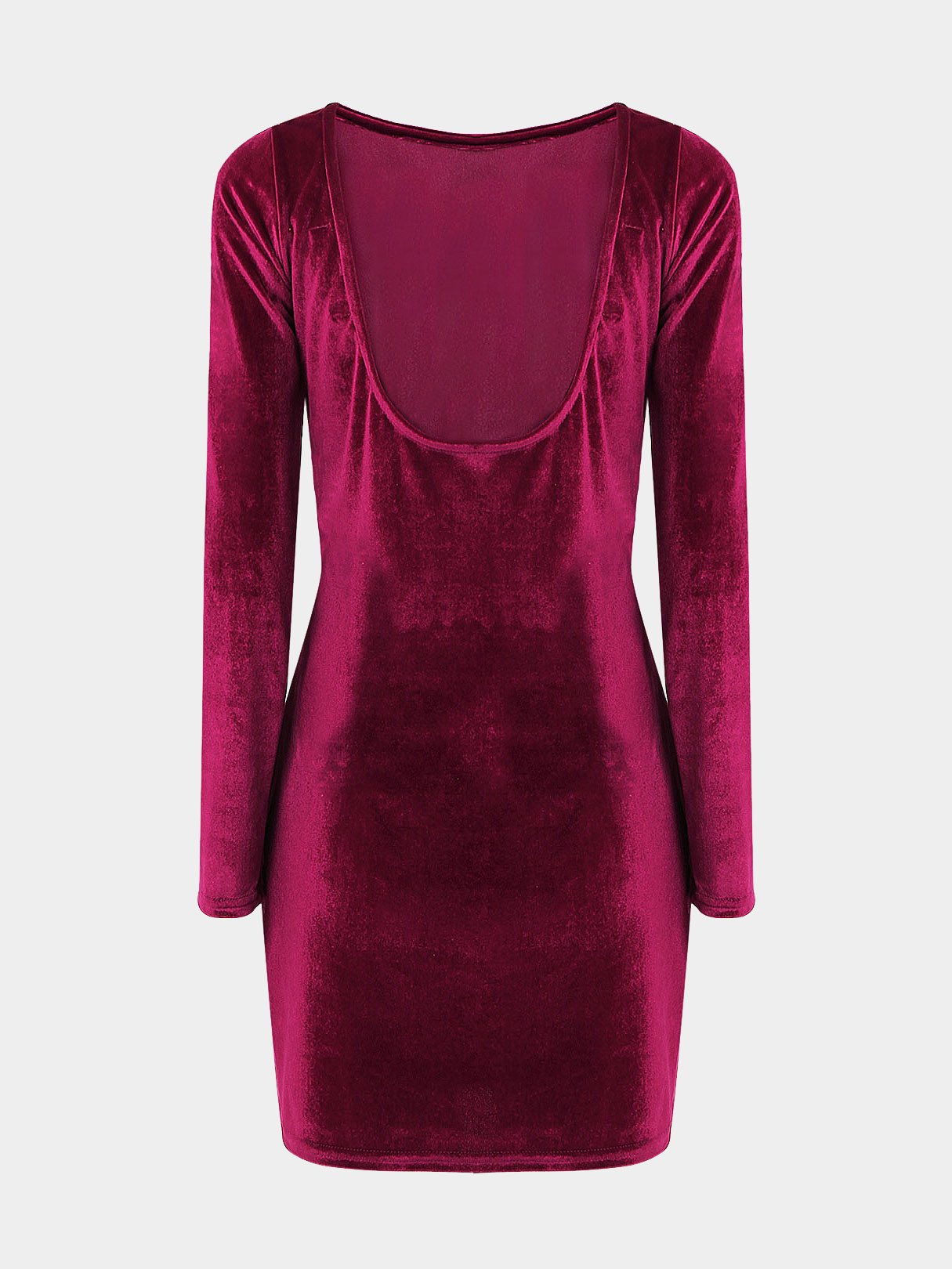 NEW FEELING Womens Burgundy Sexy Dresses