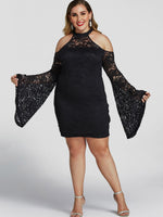 ODM Ladies Long Sleeve Plus Size Dress