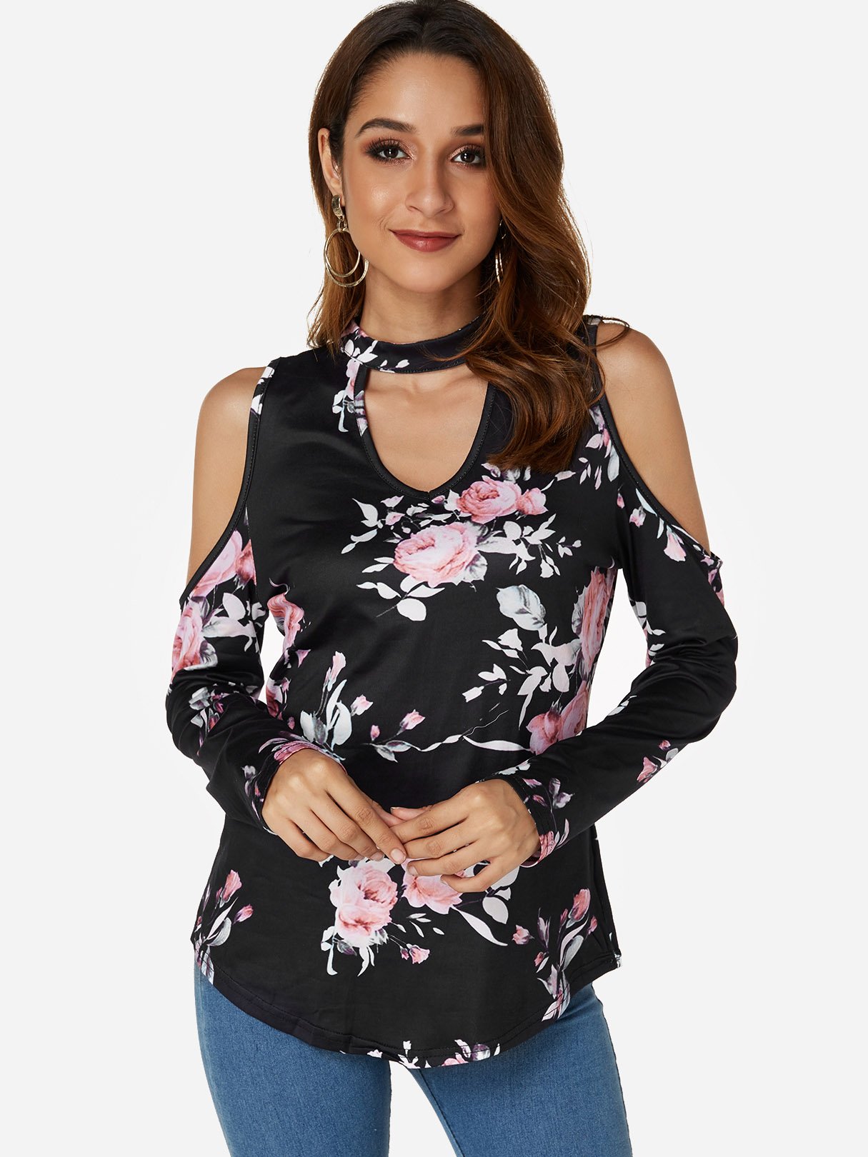 OEM Ladies Black T-Shirts