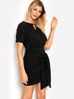 ODM Ladies Short Sleeve Mini Dress