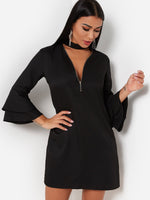OEM Ladies Black Casual Dresses