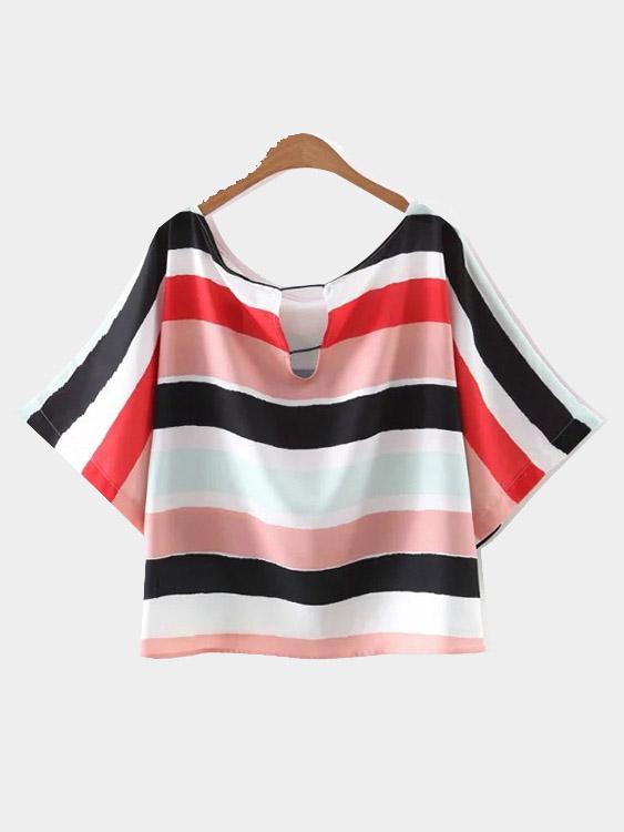 NEW FEELING Womens Multi T-Shirts