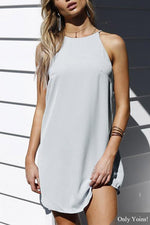 OEM Ladies Light Grey Mini Dresses
