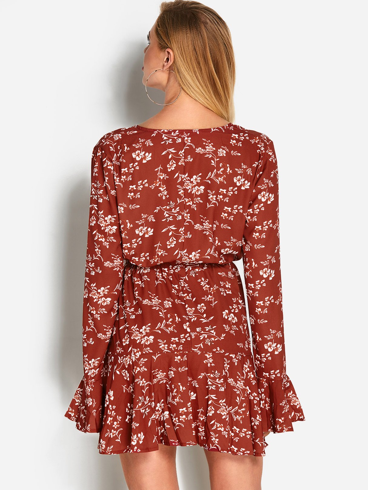 NEW FEELING Womens Red Mini Dresses