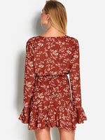 NEW FEELING Womens Red Mini Dresses