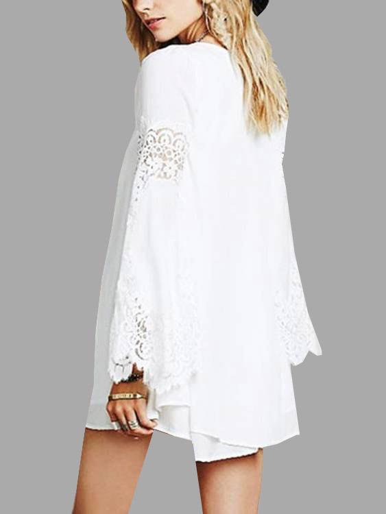 NEW FEELING Womens White Mini Dresses