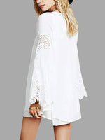 NEW FEELING Womens White Mini Dresses
