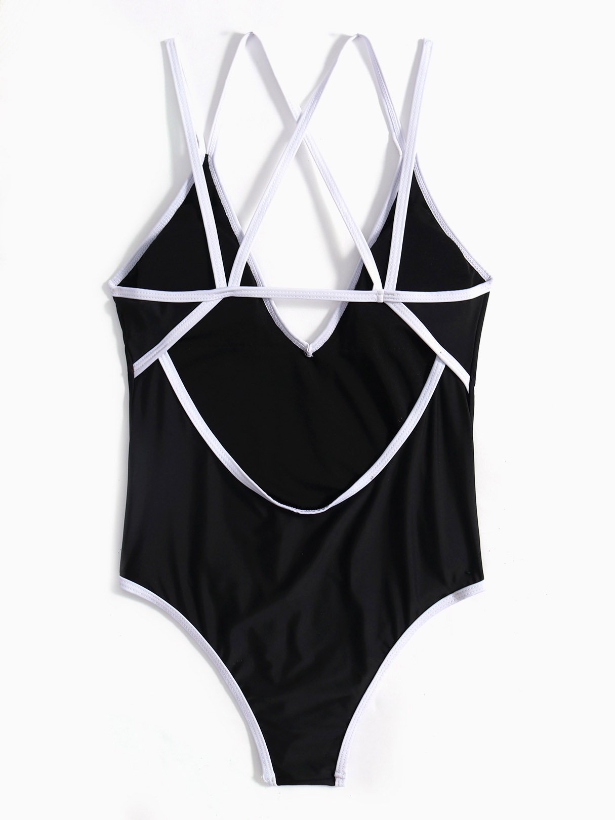 NEW FEELING Womens Black One-Pieces