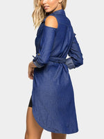 NEW FEELING Womens Blue Blouses