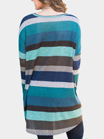 NEW FEELING Womens Blue T-Shirts
