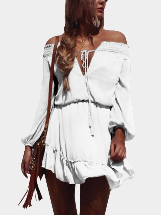 Custom Womens Black Mini Dresses
