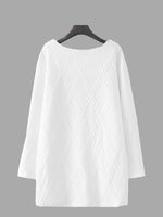 NEW FEELING Womens White Casual Dresses