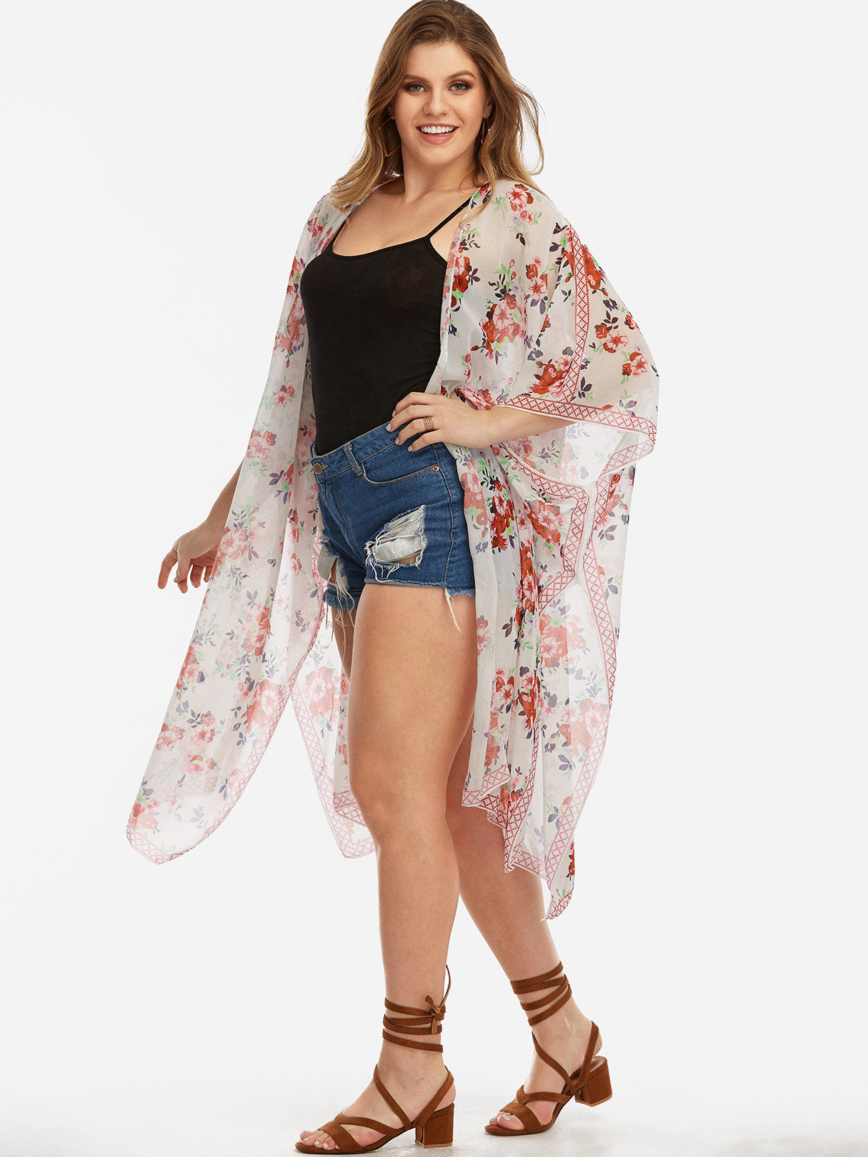 OEM Ladies White Plus Size Tops