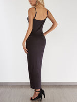 NEW FEELING Womens Navy V-Neck Dresses