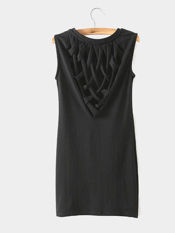 NEW FEELING Womens Black Mini Dresses