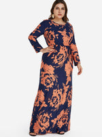 ODM Ladies Long Sleeve Plus Size Dress