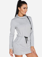 OEM Ladies Grey Casual Dresses