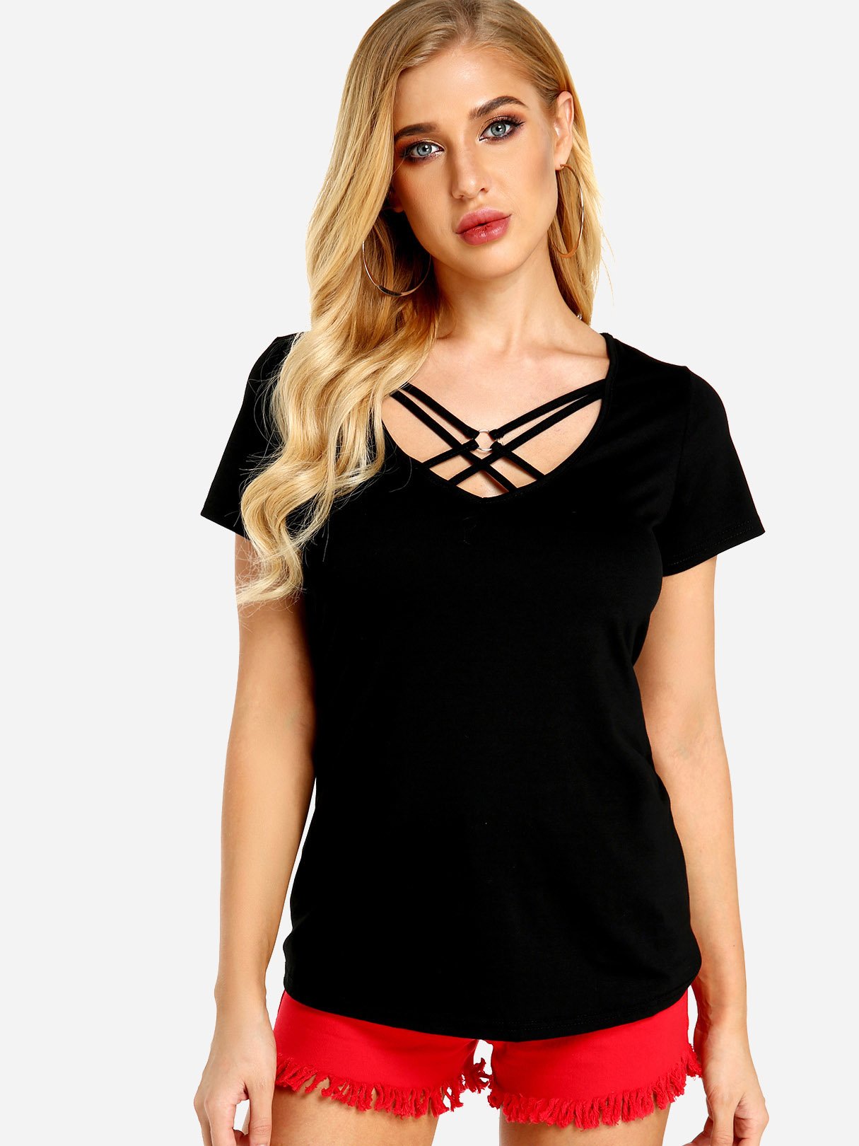 ODM Ladies Short Sleeve T-Shirts