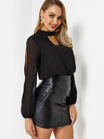 ODM Ladies Long Sleeve Blouses