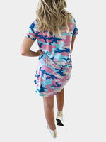 NEW FEELING Womens Camo Casual Dresses