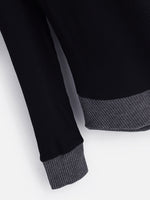 NEW FEELING Womens Black T-Shirts