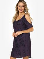 OEM Ladies Purple Casual Dresses