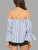 NEW FEELING Womens Striped Blouses