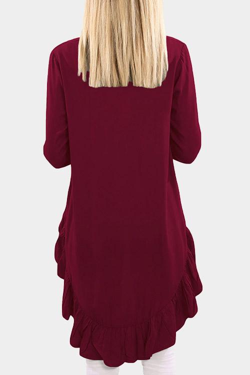 OEM ODM Womens Burgundy T-Shirts