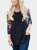 NEW FEELING Womens Black T-Shirts