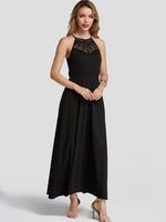 OEM Ladies Black Maxi Dresses