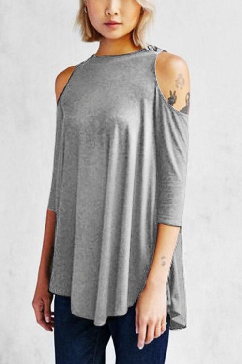 OEM Ladies Grey T-Shirts